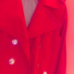 Calvin Klein double breasted jacket so sharp that hot pink unique classy